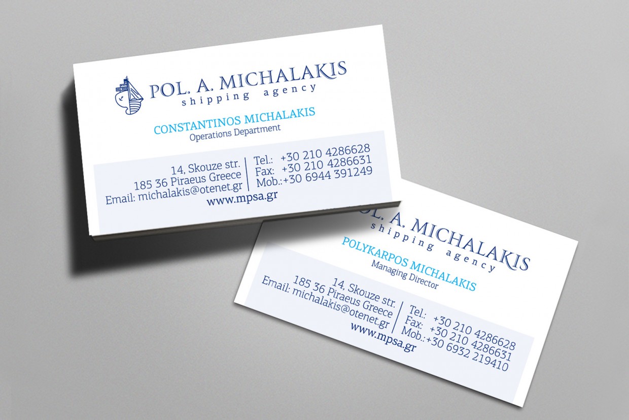 Card (corporate creation) for shipping agency by Packaging & Design