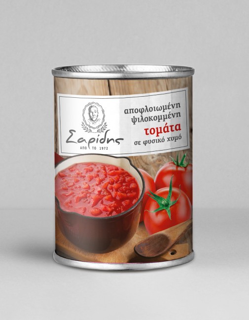 Σχεδιασμός συσκευασίας κονσέρβας τομάτας